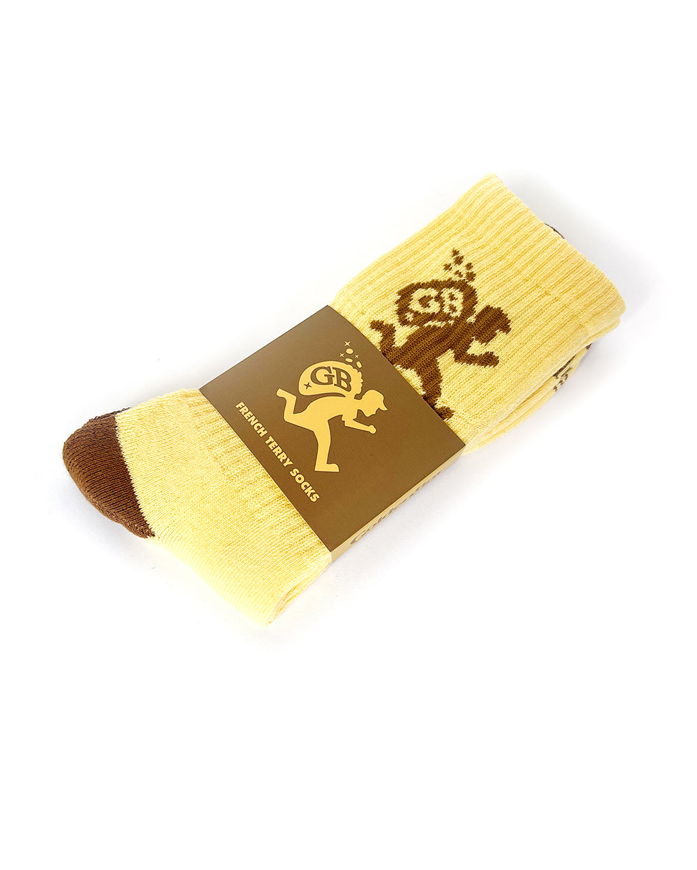 7. FRENCH TERRY SOCK - YELLOW/GOLD