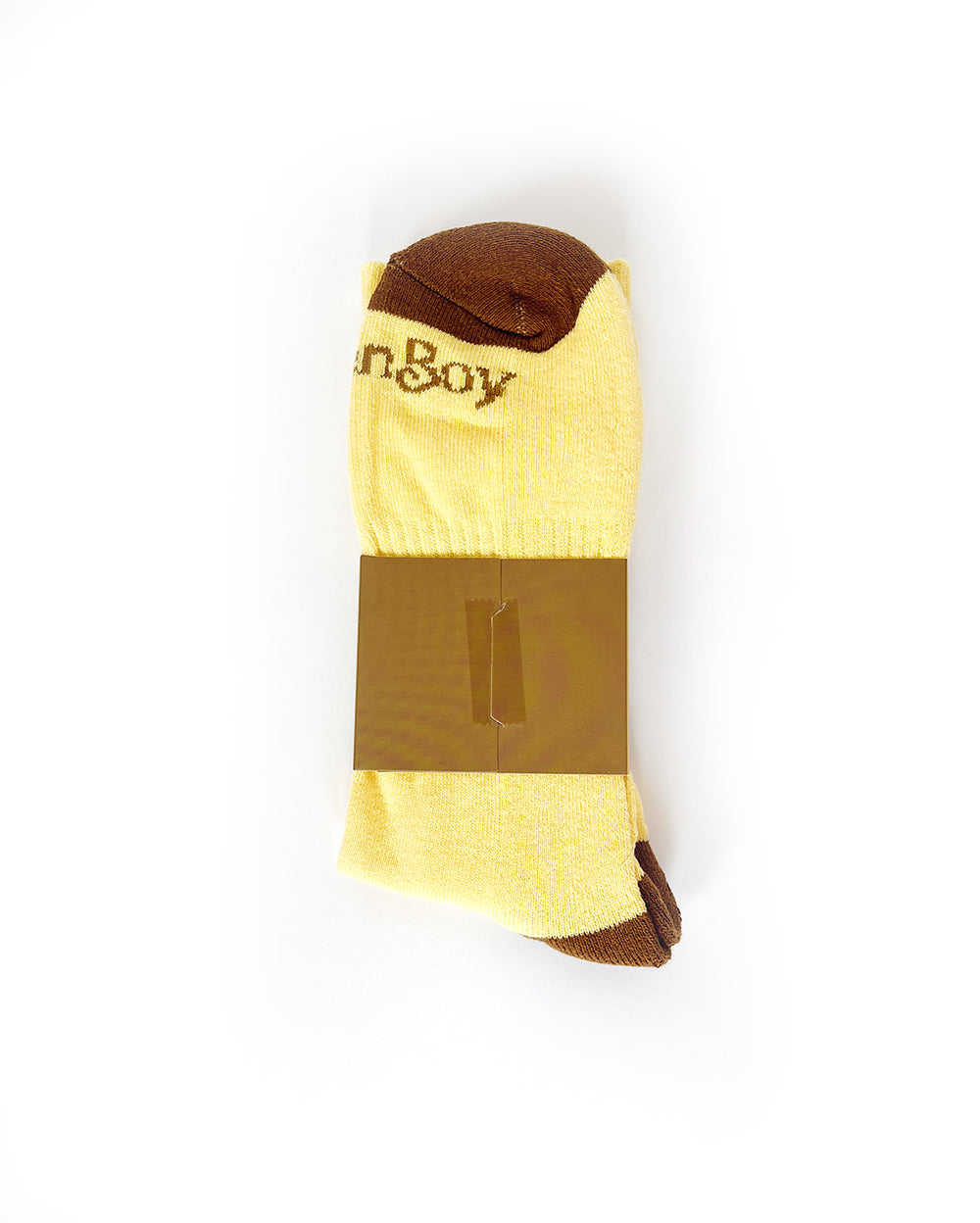 7. FRENCH TERRY SOCK - YELLOW/GOLD