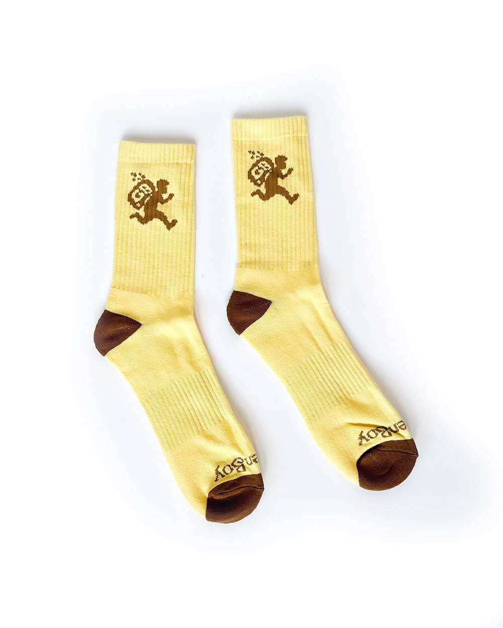 7. FRENCH TERRY SOCK - YELLOW/GOLD